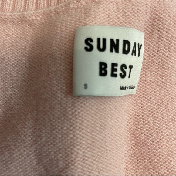 ARITZIA SUNDAY BEST Pink Sweater Vest - Picture 6 of 7